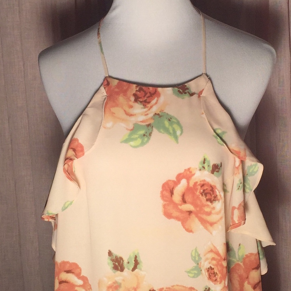 Forever 21 Size M Floral Top - Picture 2 of 4